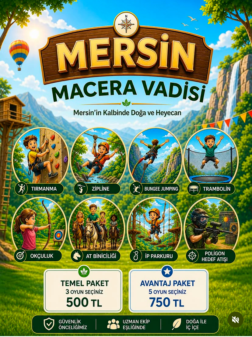 Tüm Oyun ve Macera Park Fiyatlarımız